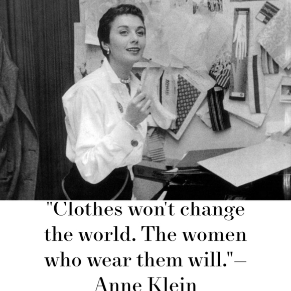 Vintage Mother-of-Pearl teardrop pendant on beaded chain, stamped, Anne Klein - Picture 2 of 8